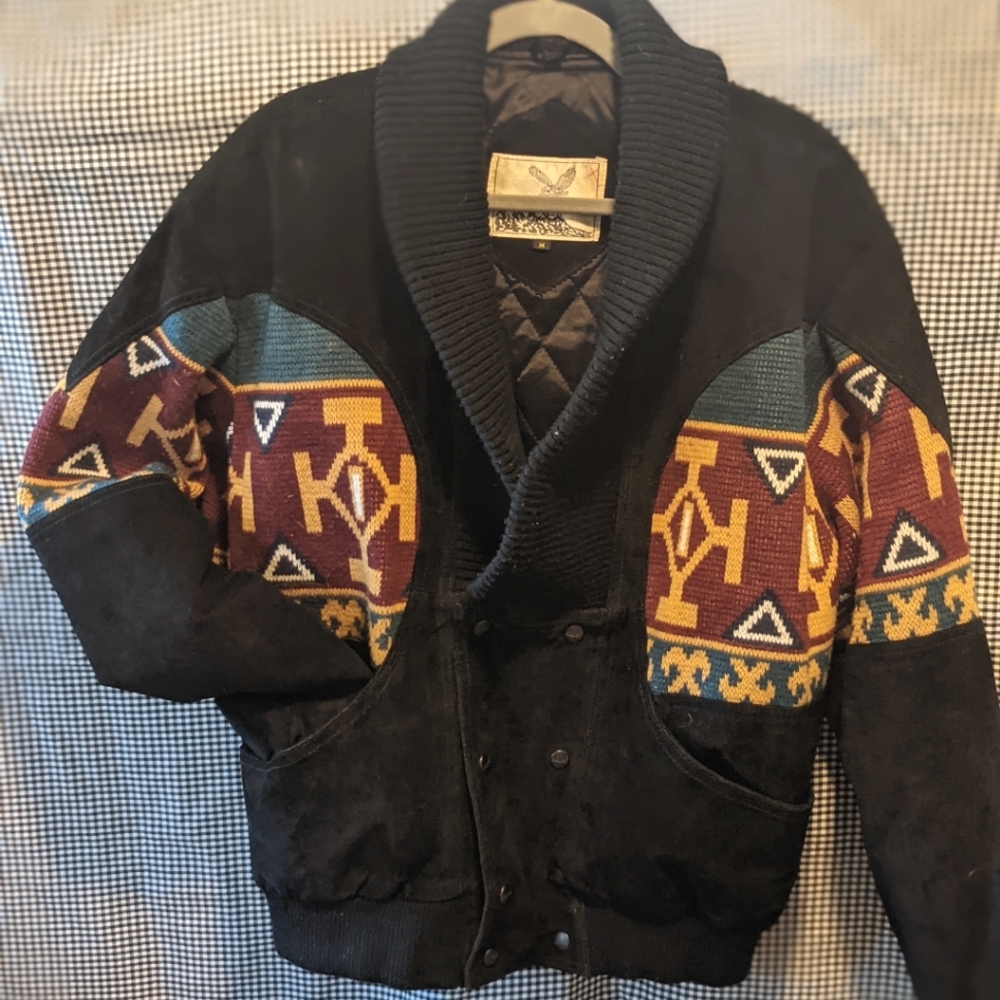 Adler Genuine Leather and Knit jacket